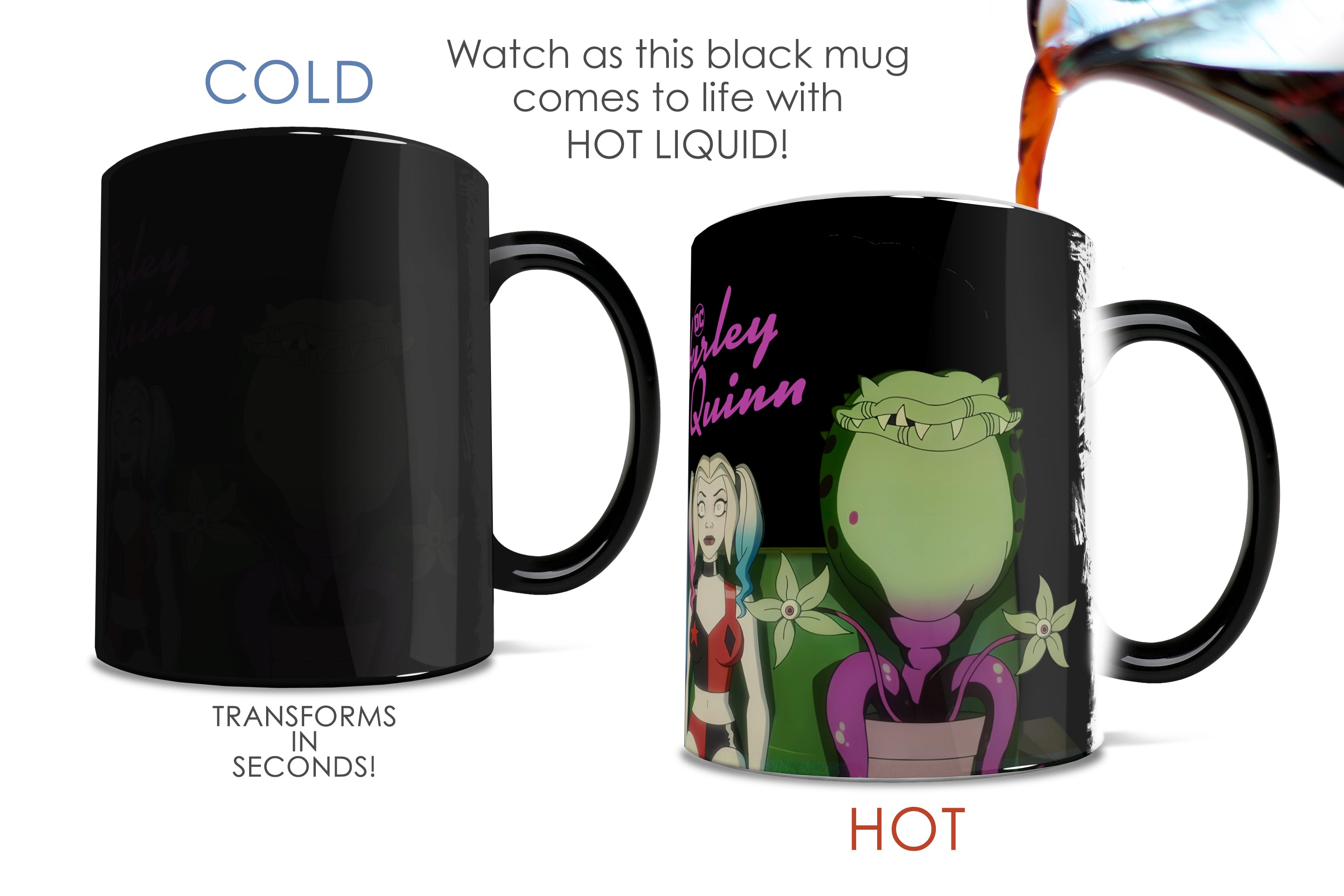 Harley Quinn: The Animated Series (Binge Watching) Morphing Mugs®  Heat-Sensitive Mug MMUG1628